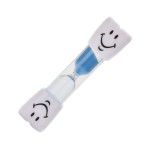 3 Minutes Smiling Face The Hourglass for Kids Toothbrush Timer Sand Clock, blue sand